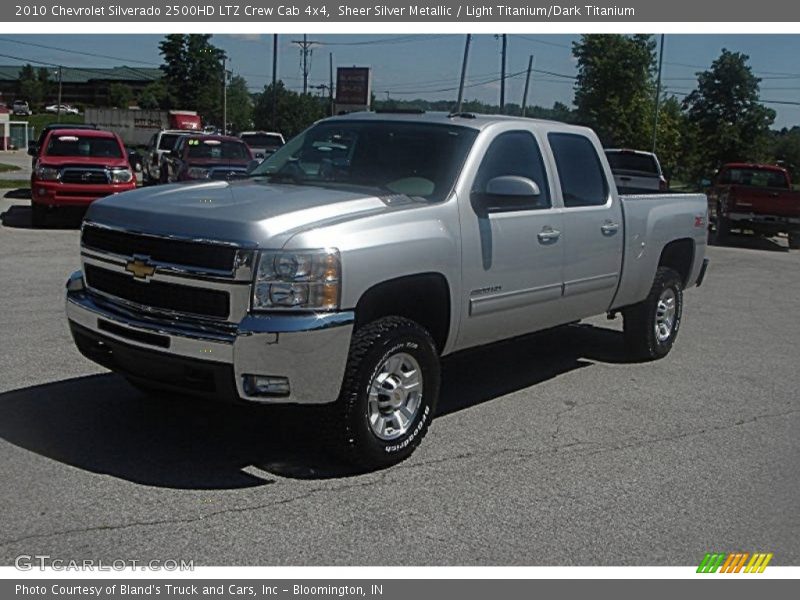 Sheer Silver Metallic / Light Titanium/Dark Titanium 2010 Chevrolet Silverado 2500HD LTZ Crew Cab 4x4