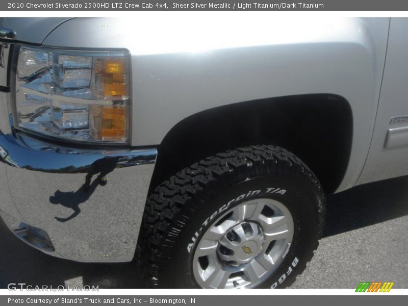 Sheer Silver Metallic / Light Titanium/Dark Titanium 2010 Chevrolet Silverado 2500HD LTZ Crew Cab 4x4