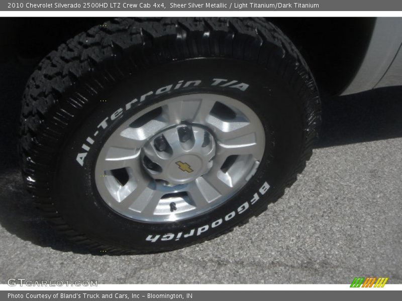 Sheer Silver Metallic / Light Titanium/Dark Titanium 2010 Chevrolet Silverado 2500HD LTZ Crew Cab 4x4