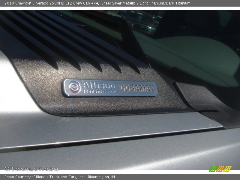 Sheer Silver Metallic / Light Titanium/Dark Titanium 2010 Chevrolet Silverado 2500HD LTZ Crew Cab 4x4