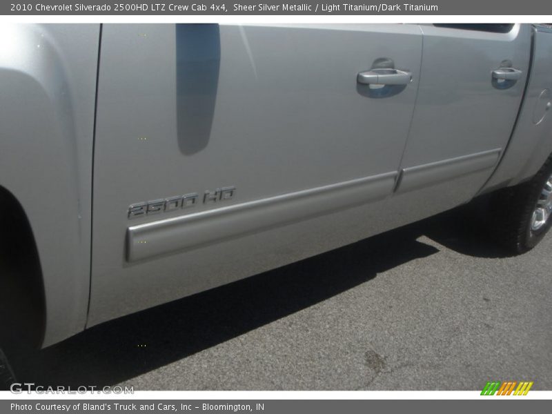 Sheer Silver Metallic / Light Titanium/Dark Titanium 2010 Chevrolet Silverado 2500HD LTZ Crew Cab 4x4