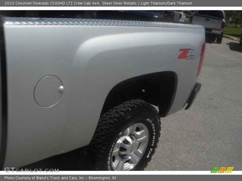 Sheer Silver Metallic / Light Titanium/Dark Titanium 2010 Chevrolet Silverado 2500HD LTZ Crew Cab 4x4