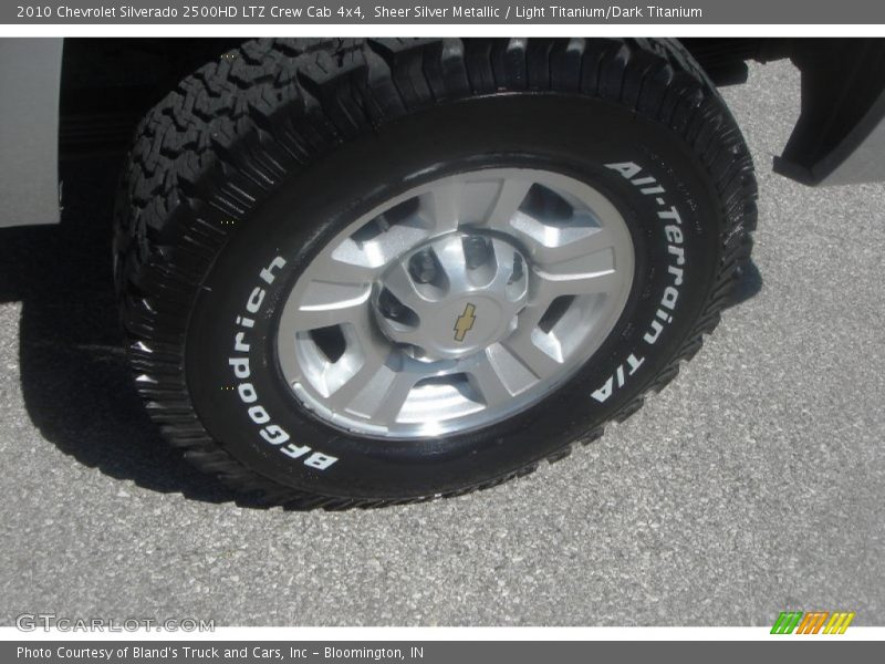 Sheer Silver Metallic / Light Titanium/Dark Titanium 2010 Chevrolet Silverado 2500HD LTZ Crew Cab 4x4