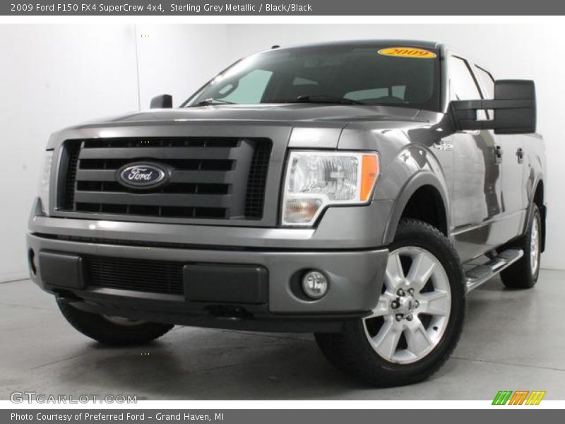 Sterling Grey Metallic / Black/Black 2009 Ford F150 FX4 SuperCrew 4x4