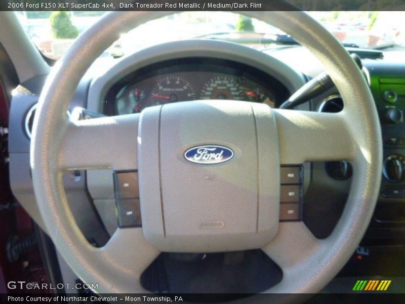 Dark Toreador Red Metallic / Medium/Dark Flint 2006 Ford F150 XLT SuperCab 4x4