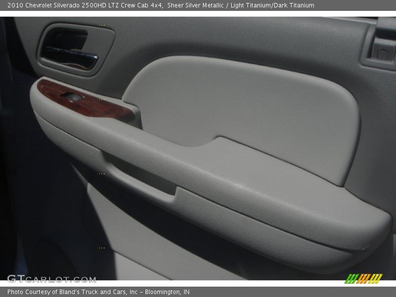 Sheer Silver Metallic / Light Titanium/Dark Titanium 2010 Chevrolet Silverado 2500HD LTZ Crew Cab 4x4