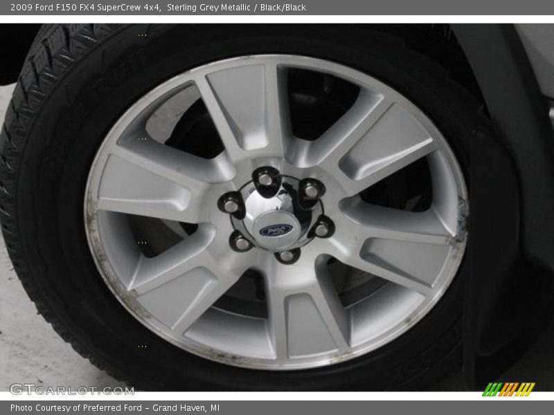 Sterling Grey Metallic / Black/Black 2009 Ford F150 FX4 SuperCrew 4x4
