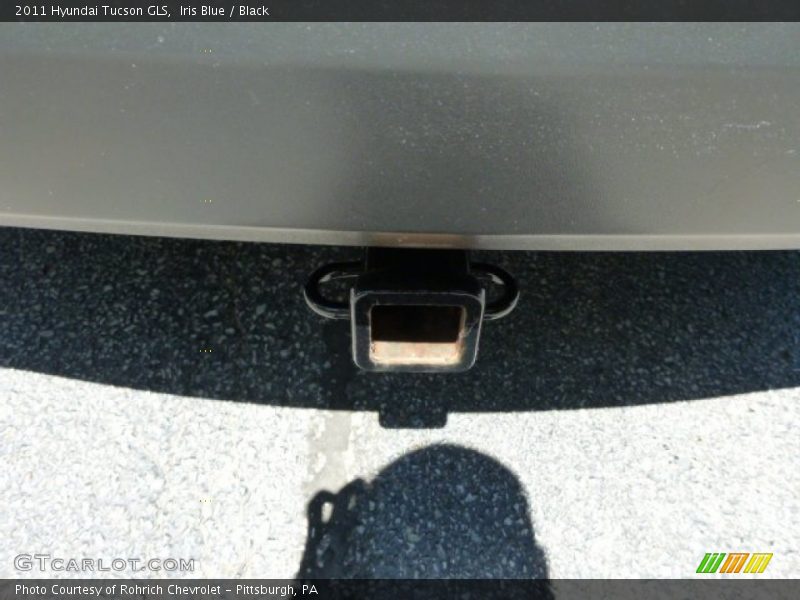 Iris Blue / Black 2011 Hyundai Tucson GLS
