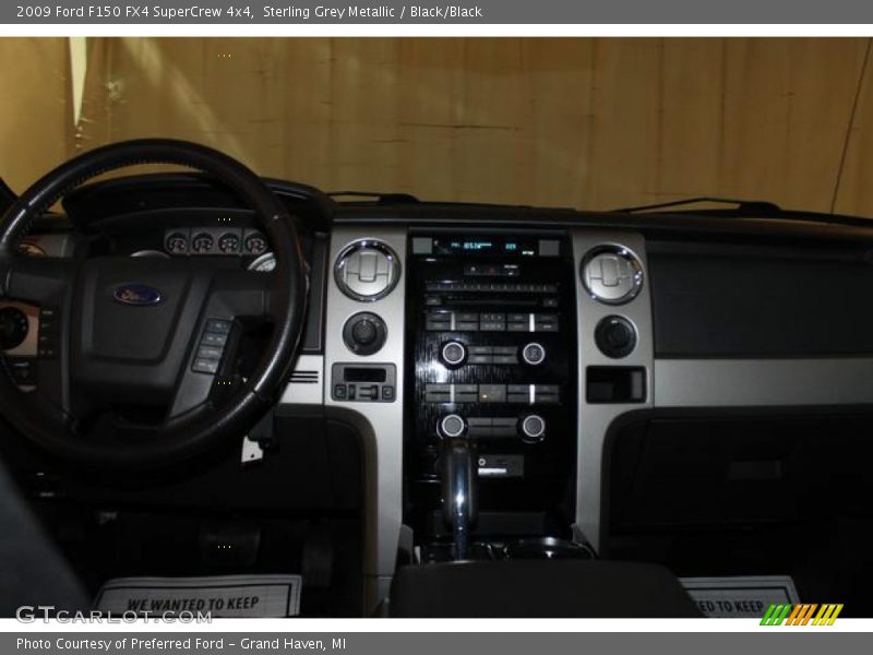 Sterling Grey Metallic / Black/Black 2009 Ford F150 FX4 SuperCrew 4x4