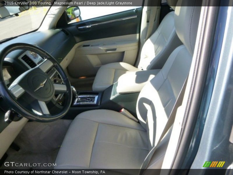 Magnesium Pearl / Deep Jade/Light Graystone 2005 Chrysler 300 Touring
