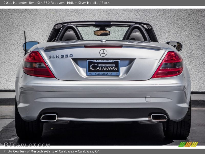 Iridium Silver Metallic / Black 2011 Mercedes-Benz SLK 350 Roadster