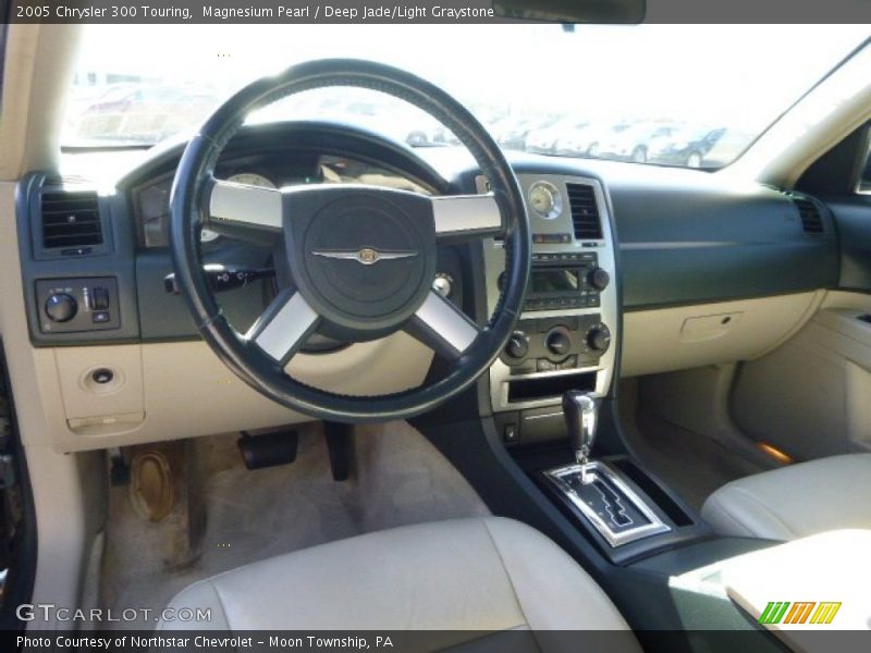 Magnesium Pearl / Deep Jade/Light Graystone 2005 Chrysler 300 Touring