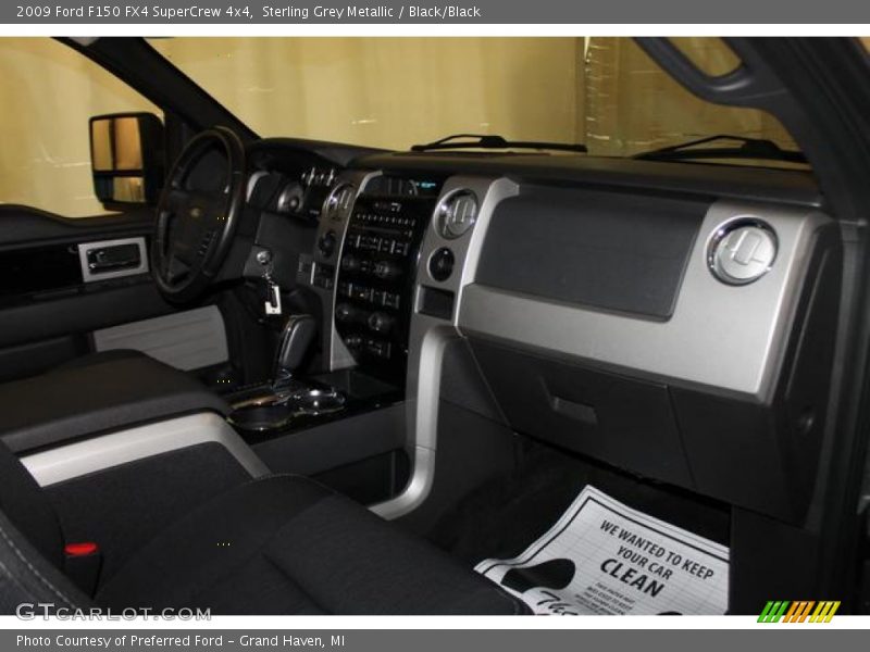 Sterling Grey Metallic / Black/Black 2009 Ford F150 FX4 SuperCrew 4x4