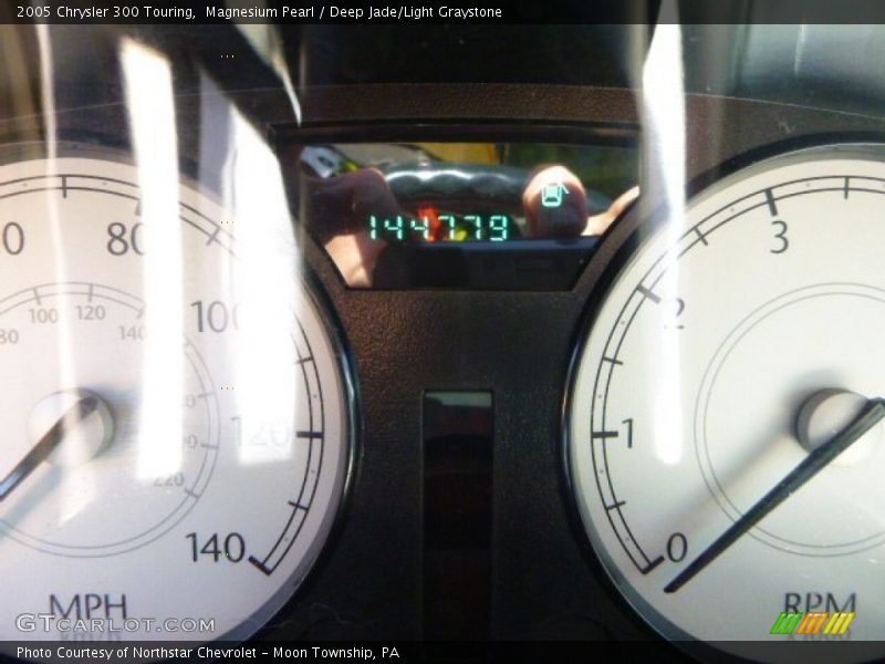 Magnesium Pearl / Deep Jade/Light Graystone 2005 Chrysler 300 Touring