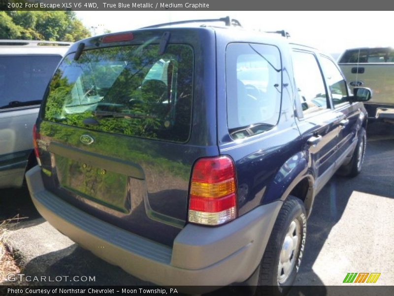 True Blue Metallic / Medium Graphite 2002 Ford Escape XLS V6 4WD