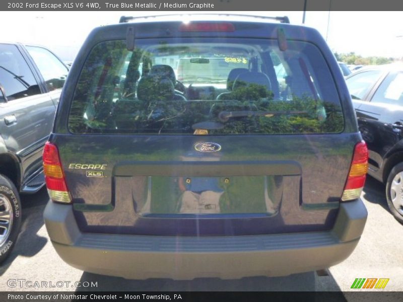 True Blue Metallic / Medium Graphite 2002 Ford Escape XLS V6 4WD