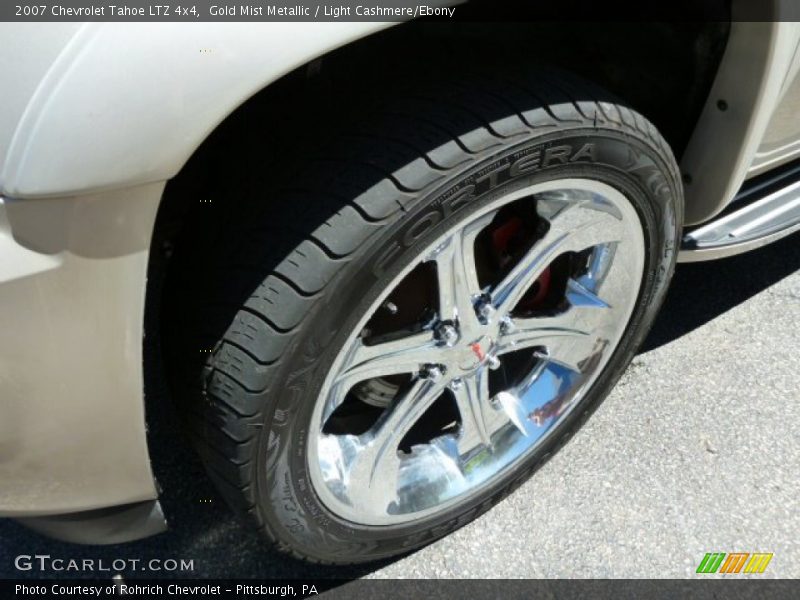 Gold Mist Metallic / Light Cashmere/Ebony 2007 Chevrolet Tahoe LTZ 4x4