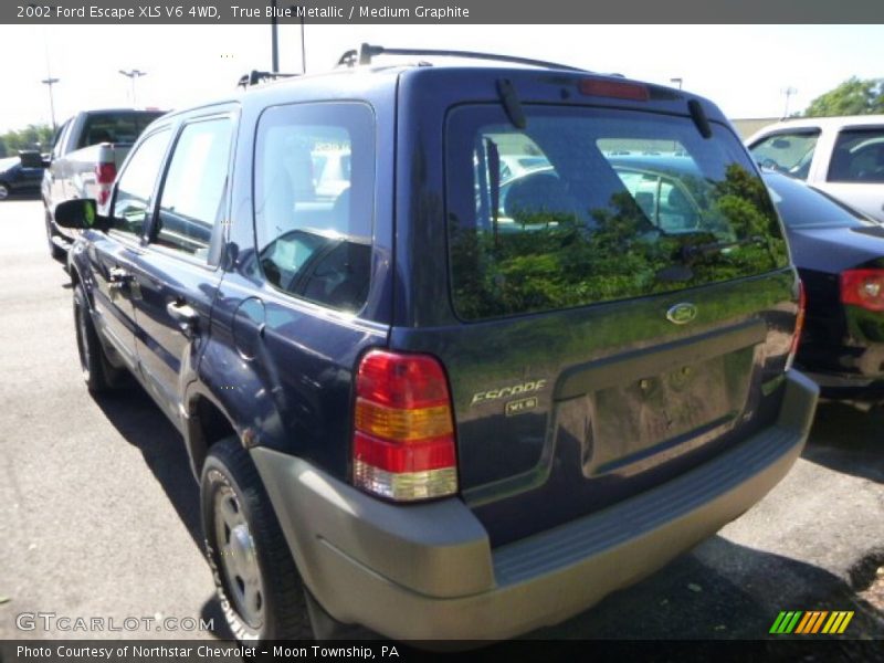 True Blue Metallic / Medium Graphite 2002 Ford Escape XLS V6 4WD