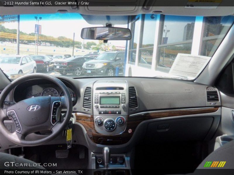 Glacier White / Gray 2012 Hyundai Santa Fe GLS