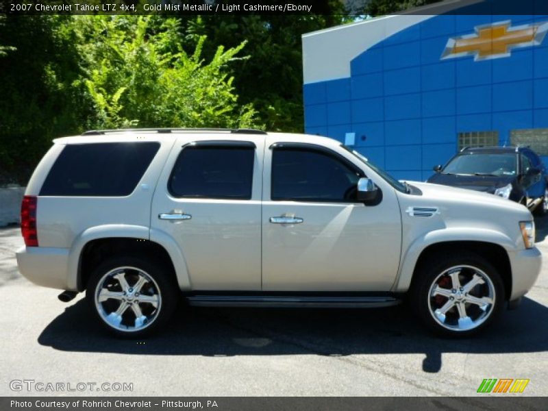 Gold Mist Metallic / Light Cashmere/Ebony 2007 Chevrolet Tahoe LTZ 4x4