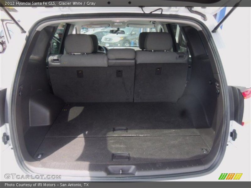 Glacier White / Gray 2012 Hyundai Santa Fe GLS
