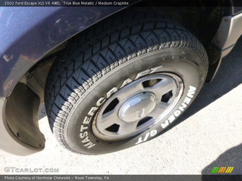 True Blue Metallic / Medium Graphite 2002 Ford Escape XLS V6 4WD