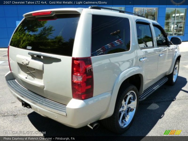Gold Mist Metallic / Light Cashmere/Ebony 2007 Chevrolet Tahoe LTZ 4x4