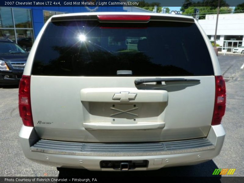 Gold Mist Metallic / Light Cashmere/Ebony 2007 Chevrolet Tahoe LTZ 4x4