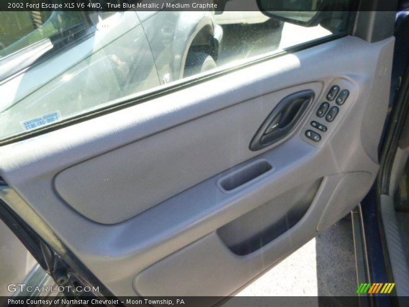 True Blue Metallic / Medium Graphite 2002 Ford Escape XLS V6 4WD