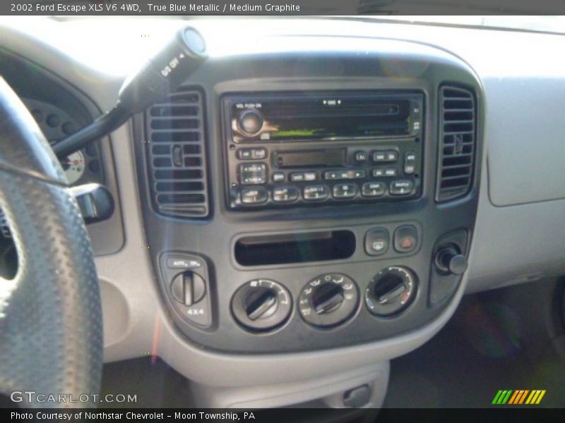 True Blue Metallic / Medium Graphite 2002 Ford Escape XLS V6 4WD
