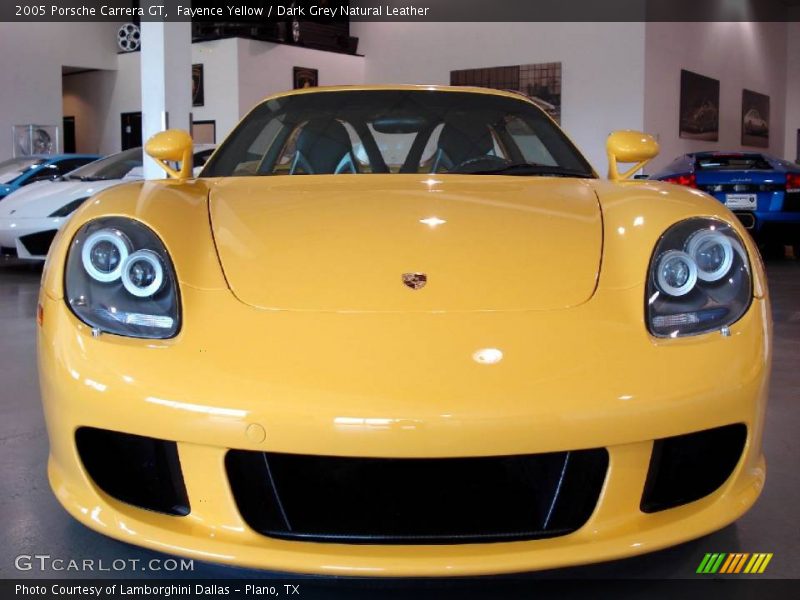 Fayence Yellow / Dark Grey Natural Leather 2005 Porsche Carrera GT