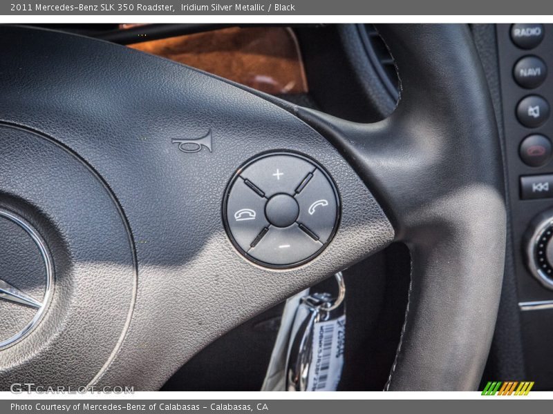 Controls of 2011 SLK 350 Roadster
