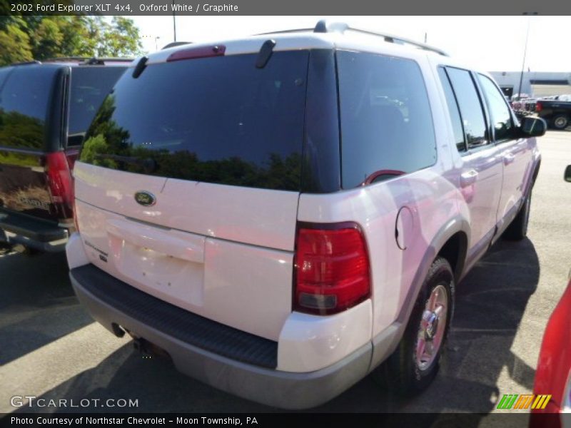 Oxford White / Graphite 2002 Ford Explorer XLT 4x4