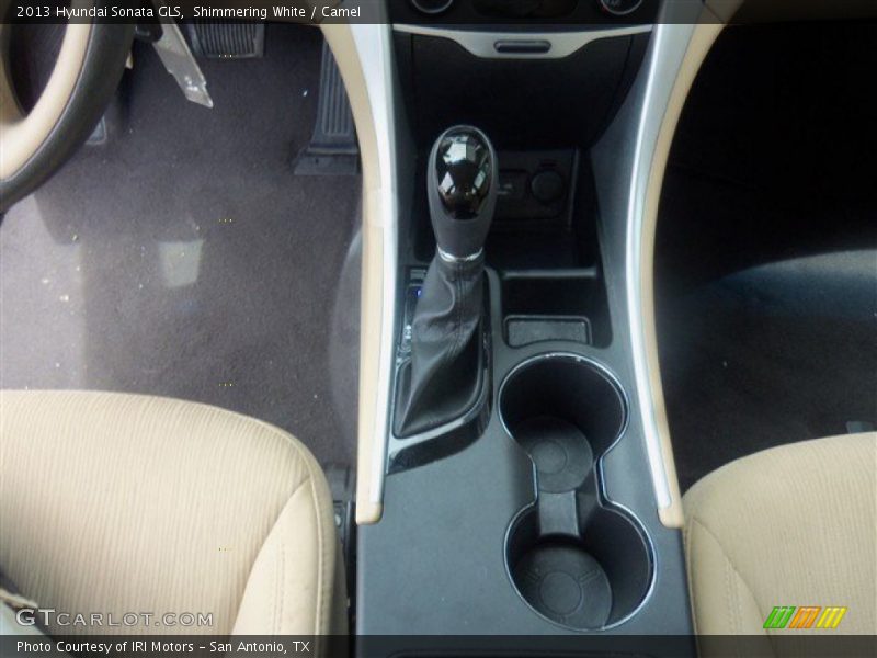 Shimmering White / Camel 2013 Hyundai Sonata GLS