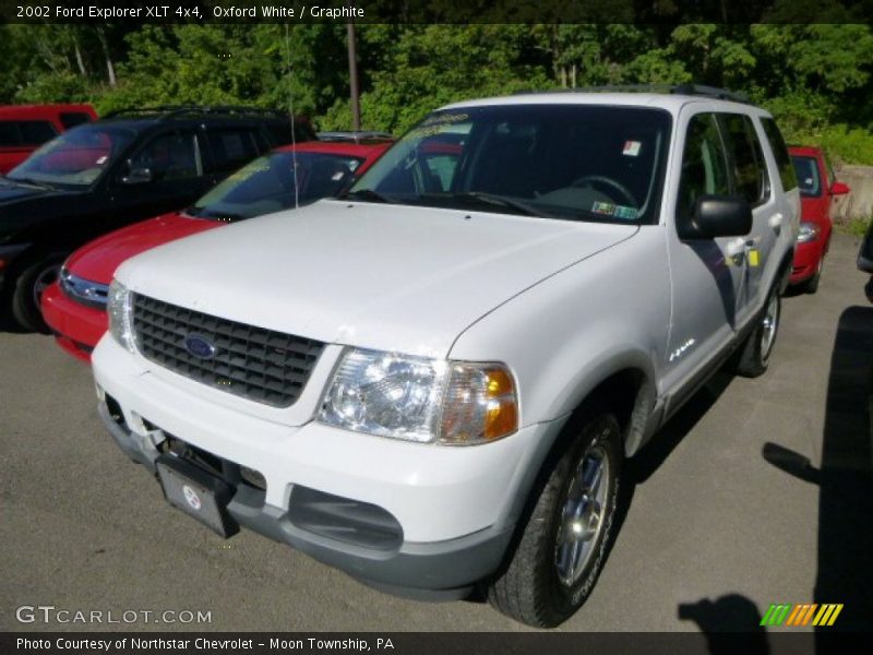 Oxford White / Graphite 2002 Ford Explorer XLT 4x4