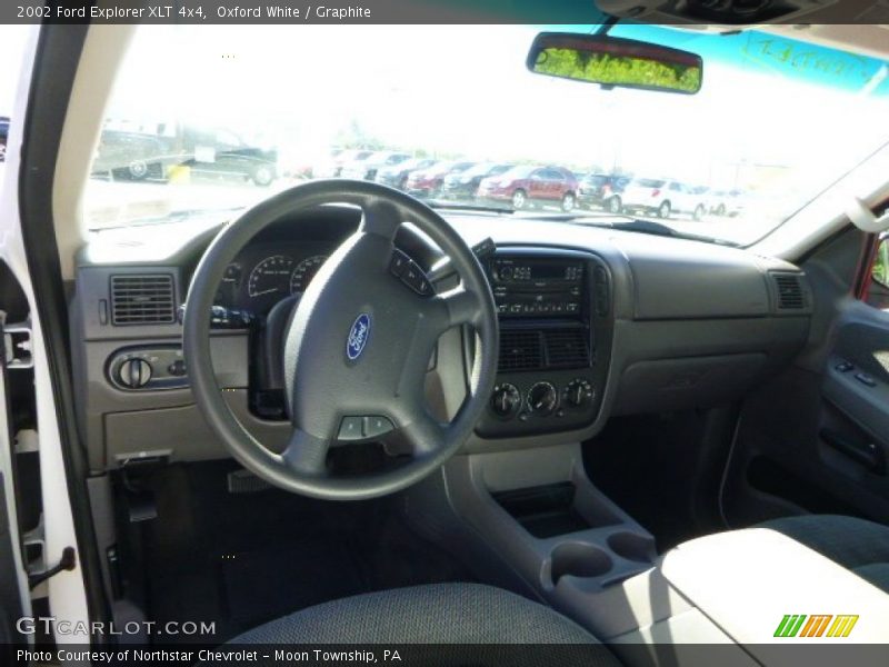 Oxford White / Graphite 2002 Ford Explorer XLT 4x4