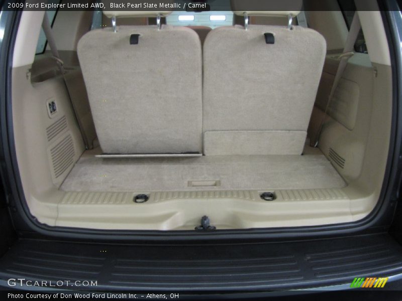 Black Pearl Slate Metallic / Camel 2009 Ford Explorer Limited AWD