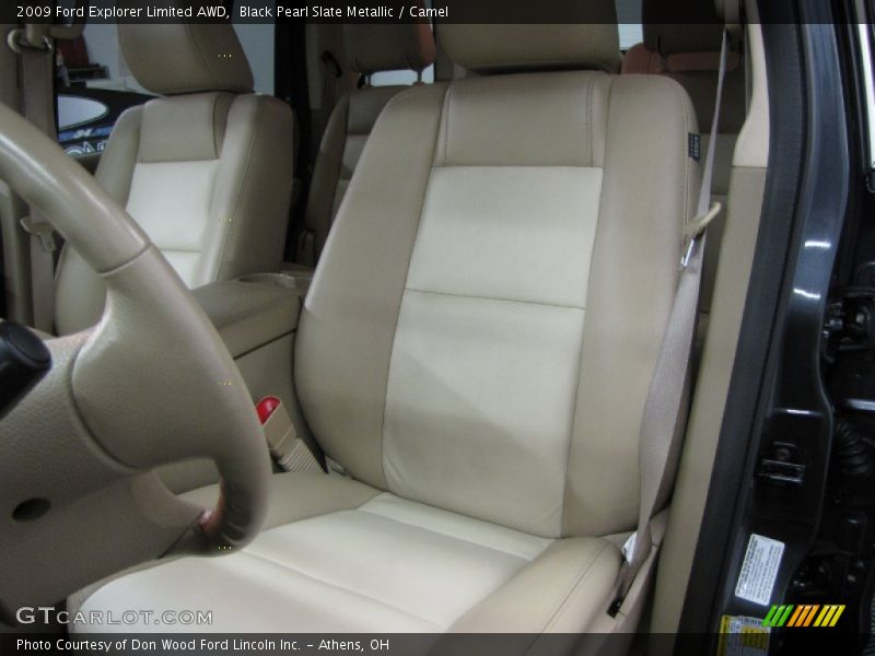 Black Pearl Slate Metallic / Camel 2009 Ford Explorer Limited AWD
