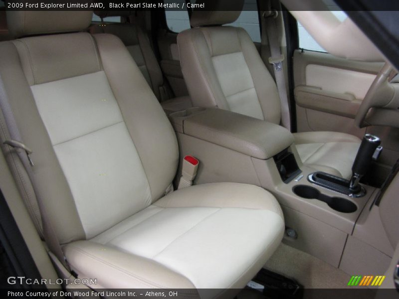Black Pearl Slate Metallic / Camel 2009 Ford Explorer Limited AWD