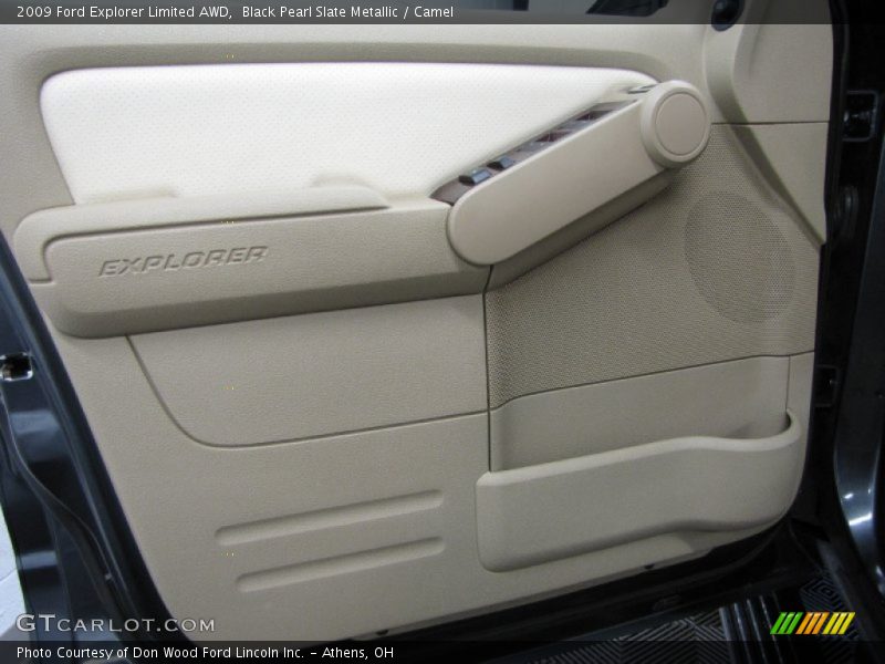 Black Pearl Slate Metallic / Camel 2009 Ford Explorer Limited AWD