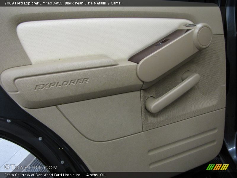 Black Pearl Slate Metallic / Camel 2009 Ford Explorer Limited AWD
