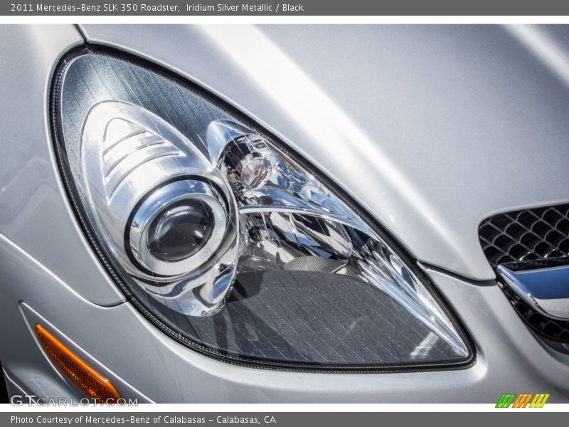 Iridium Silver Metallic / Black 2011 Mercedes-Benz SLK 350 Roadster