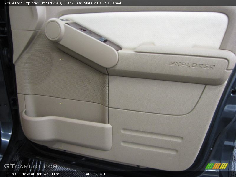 Black Pearl Slate Metallic / Camel 2009 Ford Explorer Limited AWD