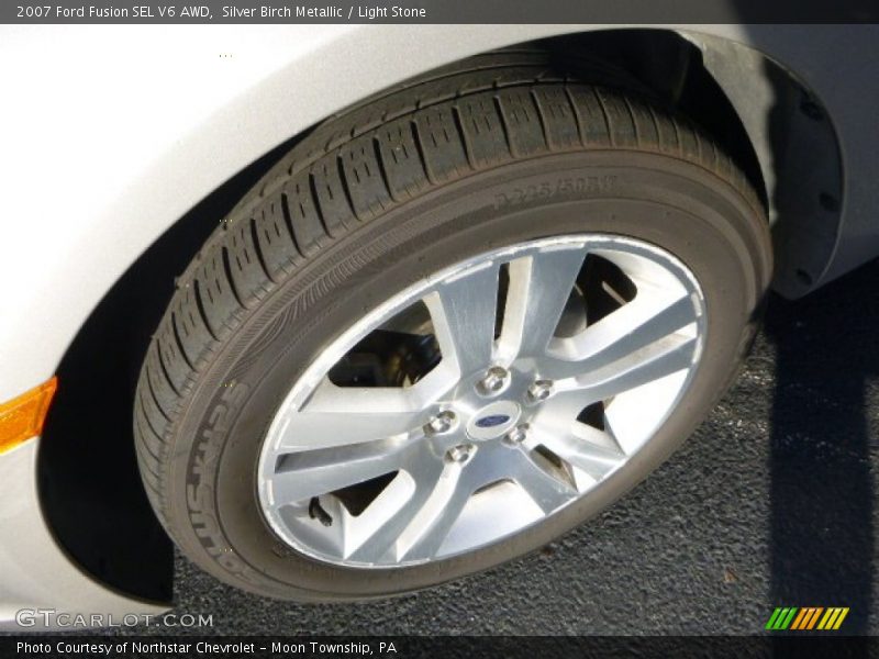 Silver Birch Metallic / Light Stone 2007 Ford Fusion SEL V6 AWD