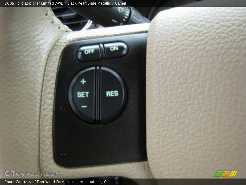 Black Pearl Slate Metallic / Camel 2009 Ford Explorer Limited AWD