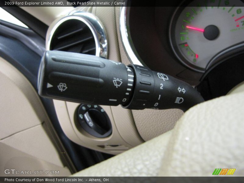 Black Pearl Slate Metallic / Camel 2009 Ford Explorer Limited AWD
