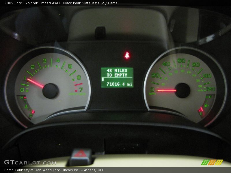 Black Pearl Slate Metallic / Camel 2009 Ford Explorer Limited AWD