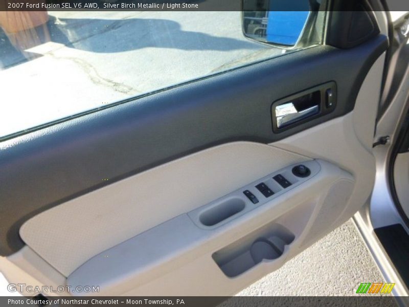 Silver Birch Metallic / Light Stone 2007 Ford Fusion SEL V6 AWD