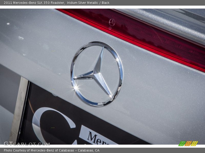Iridium Silver Metallic / Black 2011 Mercedes-Benz SLK 350 Roadster