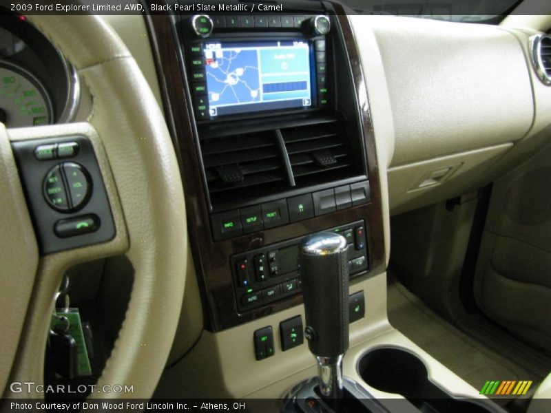 Black Pearl Slate Metallic / Camel 2009 Ford Explorer Limited AWD